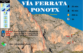 Reapertura de la vía ferrata del Ponotx Reapertura de la vía ferrata del Ponotx